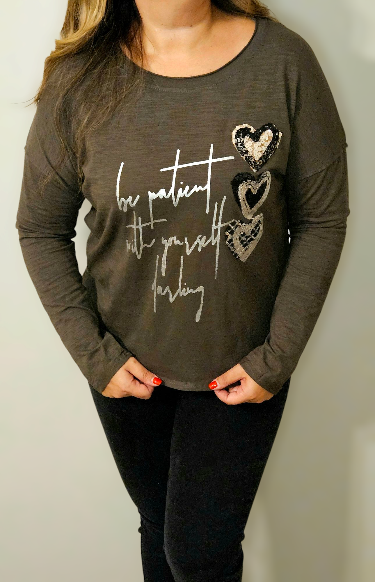 Polera Corazón Verde