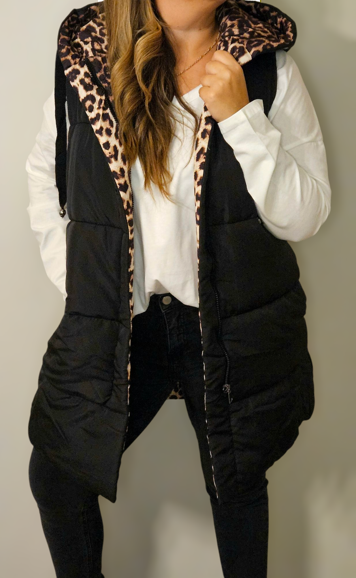 Parka Reversible Animal Print