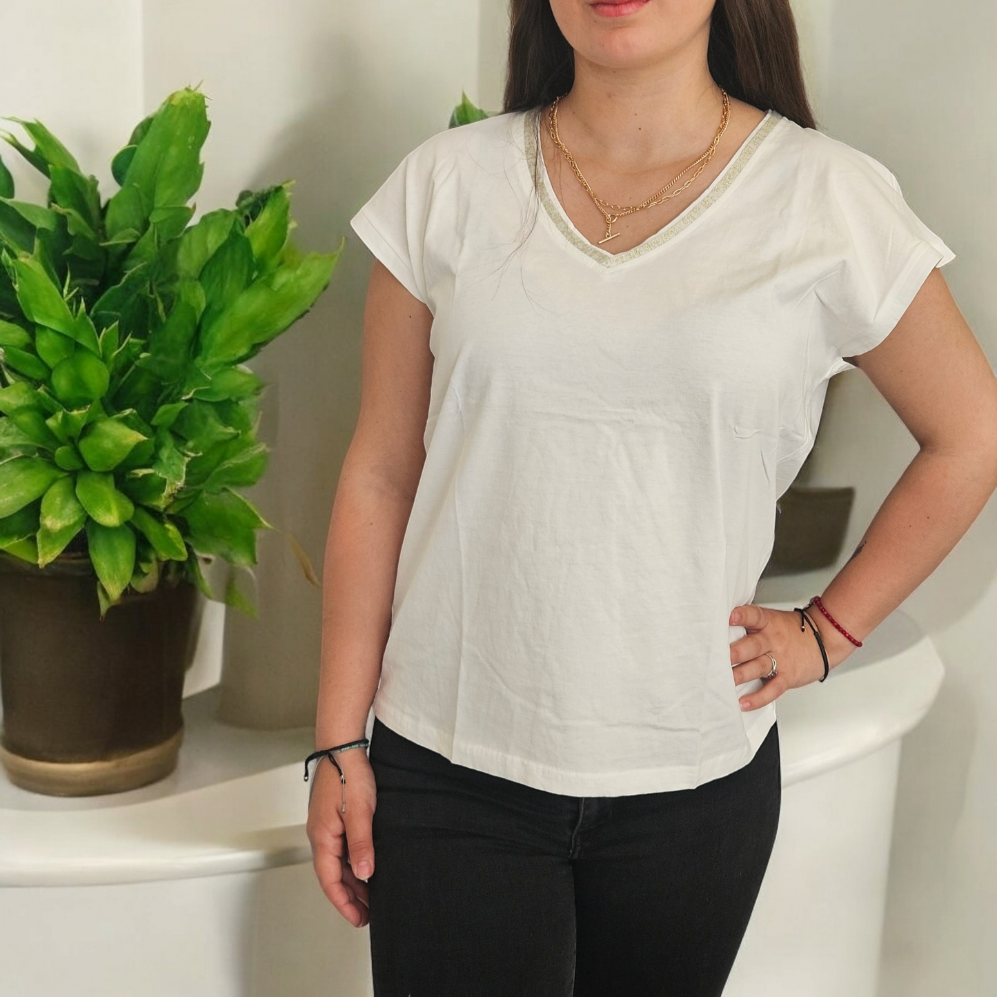 Polera Ignacia blanca