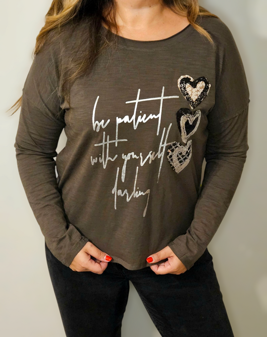 Polera Corazón Verde