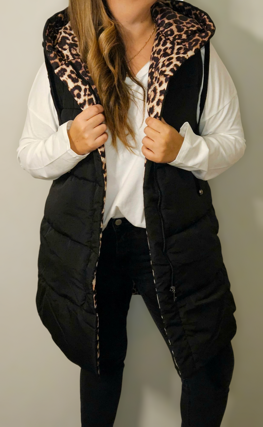 Parka Reversible Animal Print